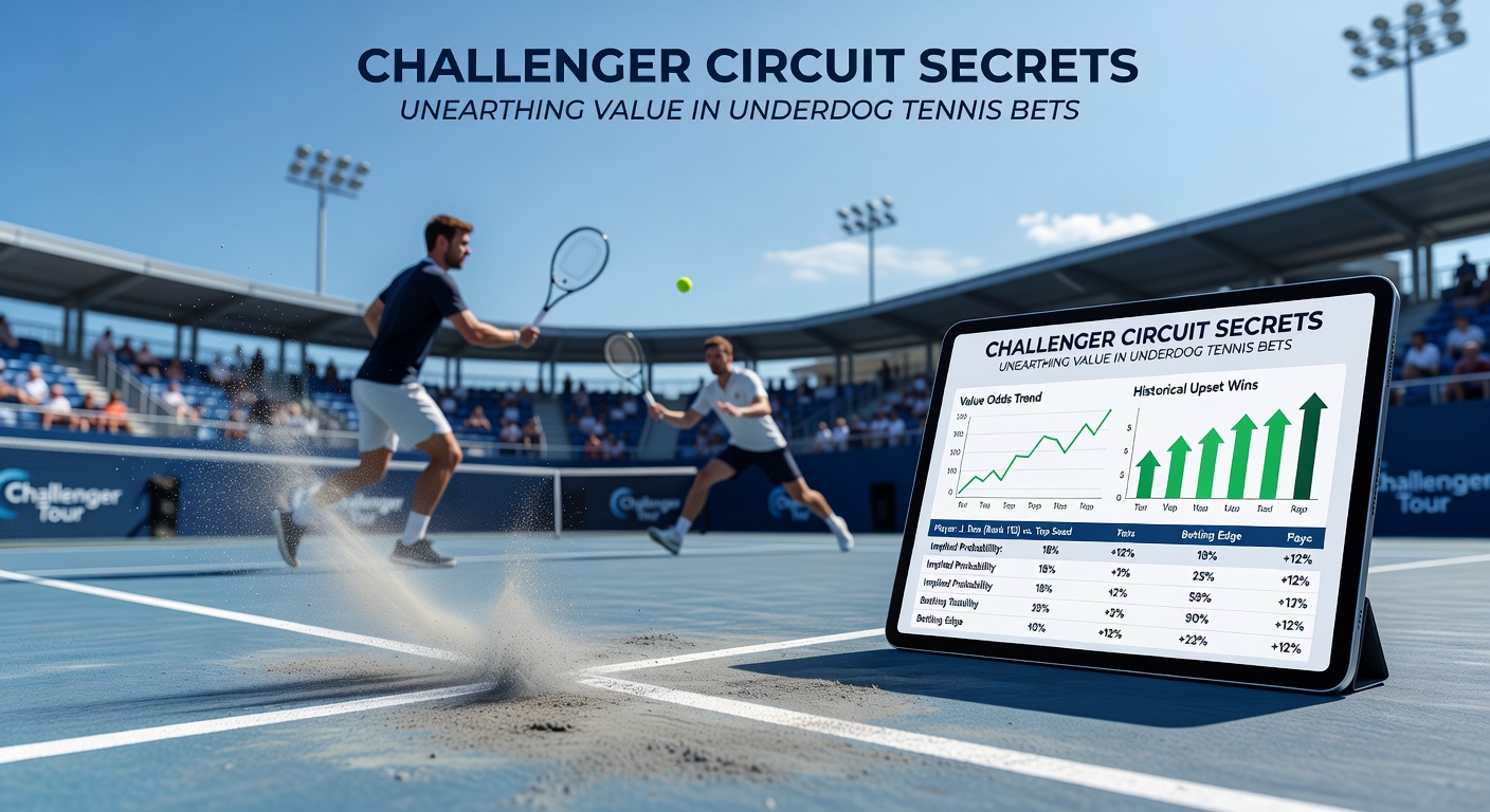 Intense Challenger Circuit match where an underdog player rallies back against a higher-ranked opponent on clay courts